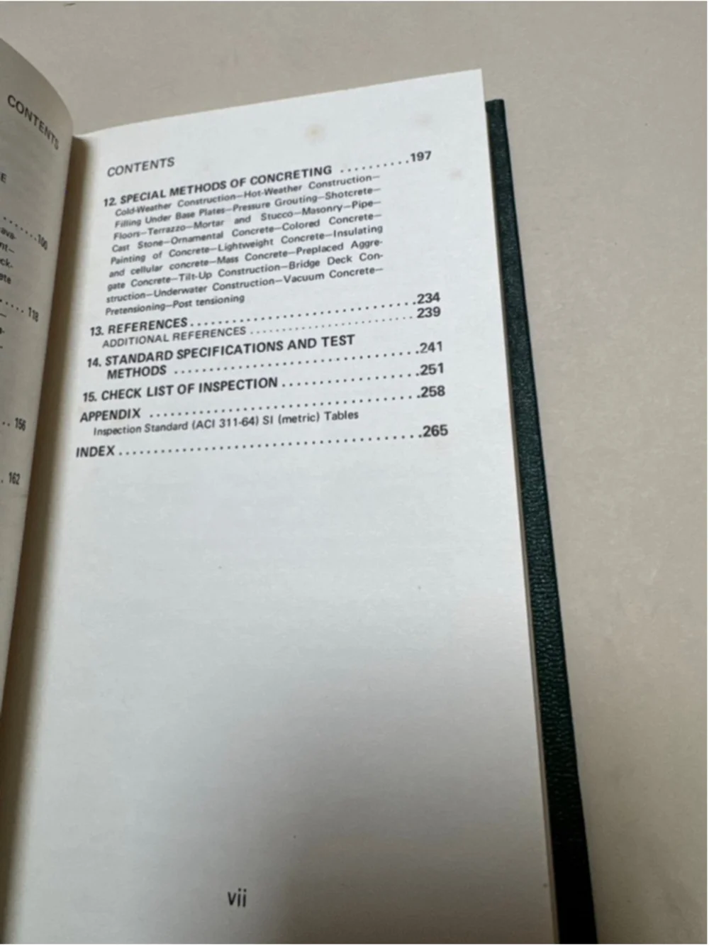 ACI MANUAL OF CONCRETE INSPECTION PUBLICATION SP-2 6th EDITION, 1975